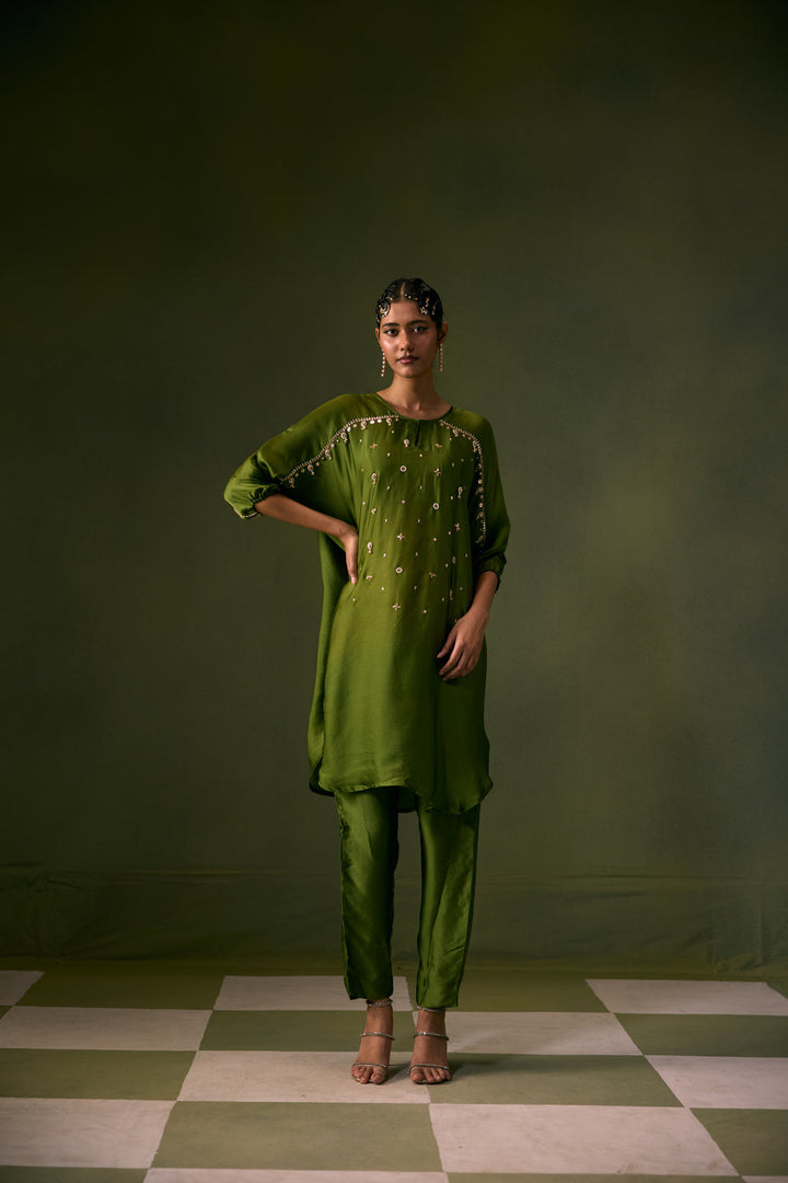 Acove Fern Antifit Kurta with Pants