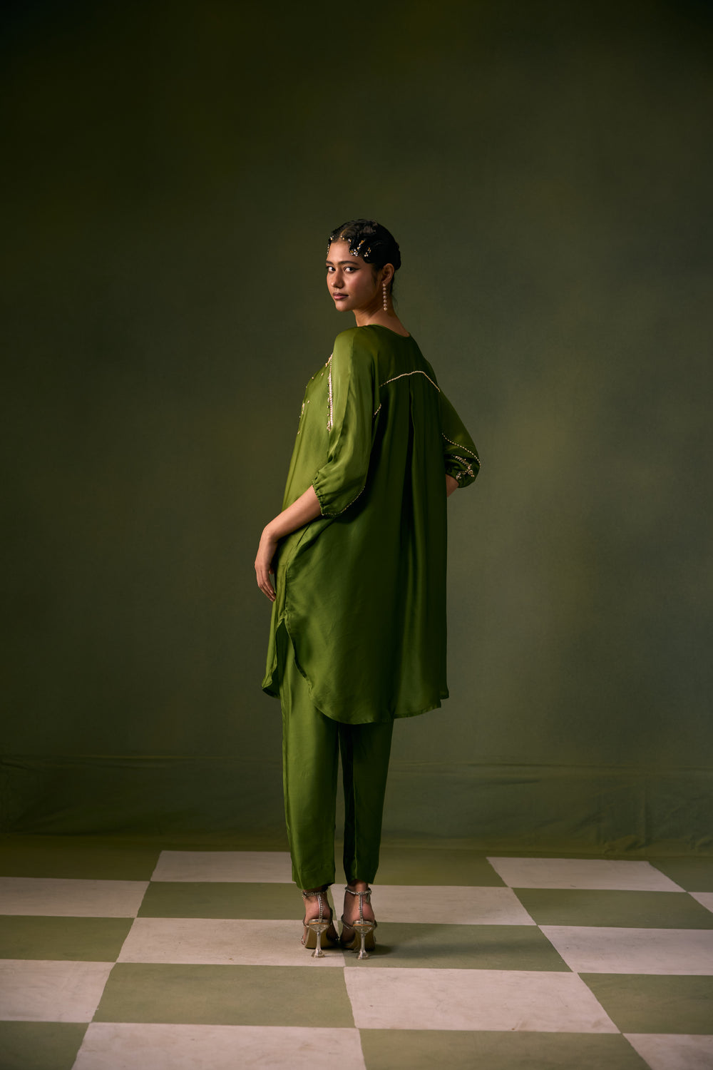 Acove Fern Antifit Kurta with Pants