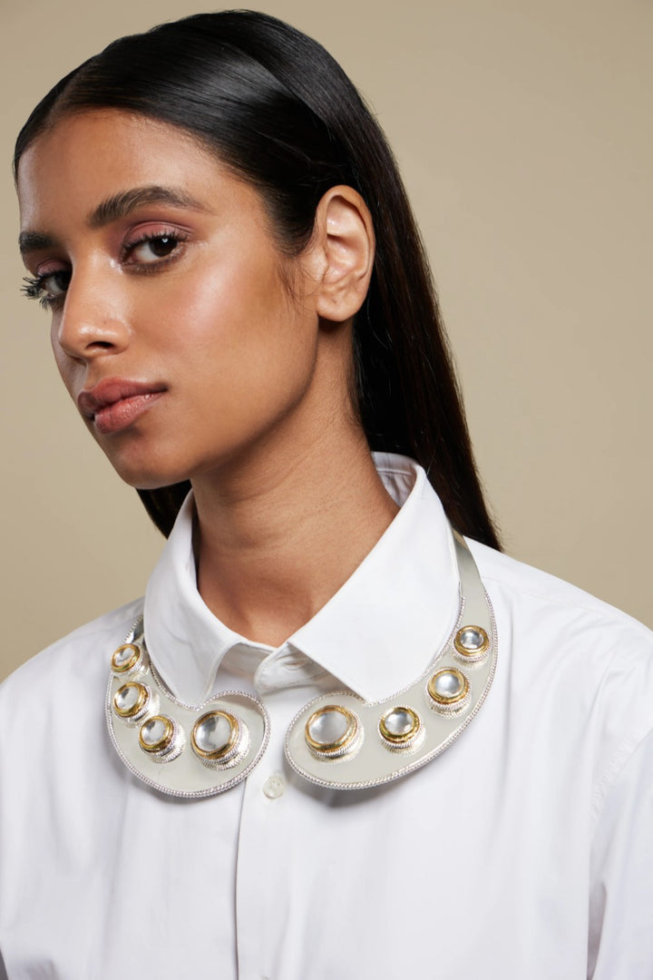 Polki Curl Collar Necklace