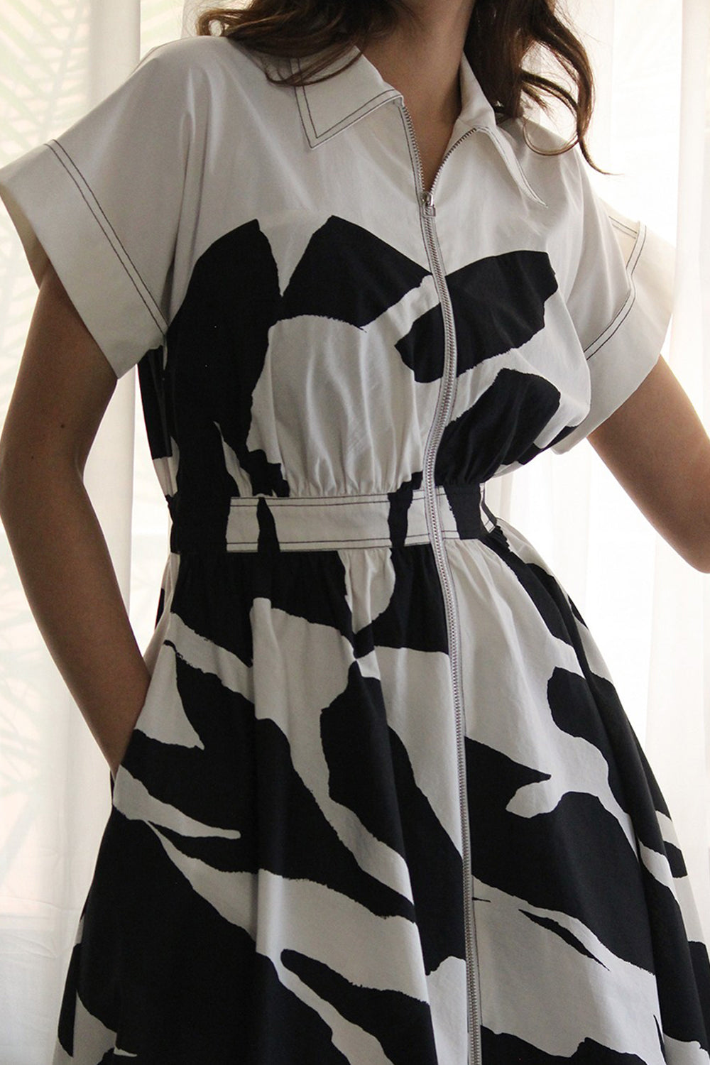 Stream Cup Zip Dress