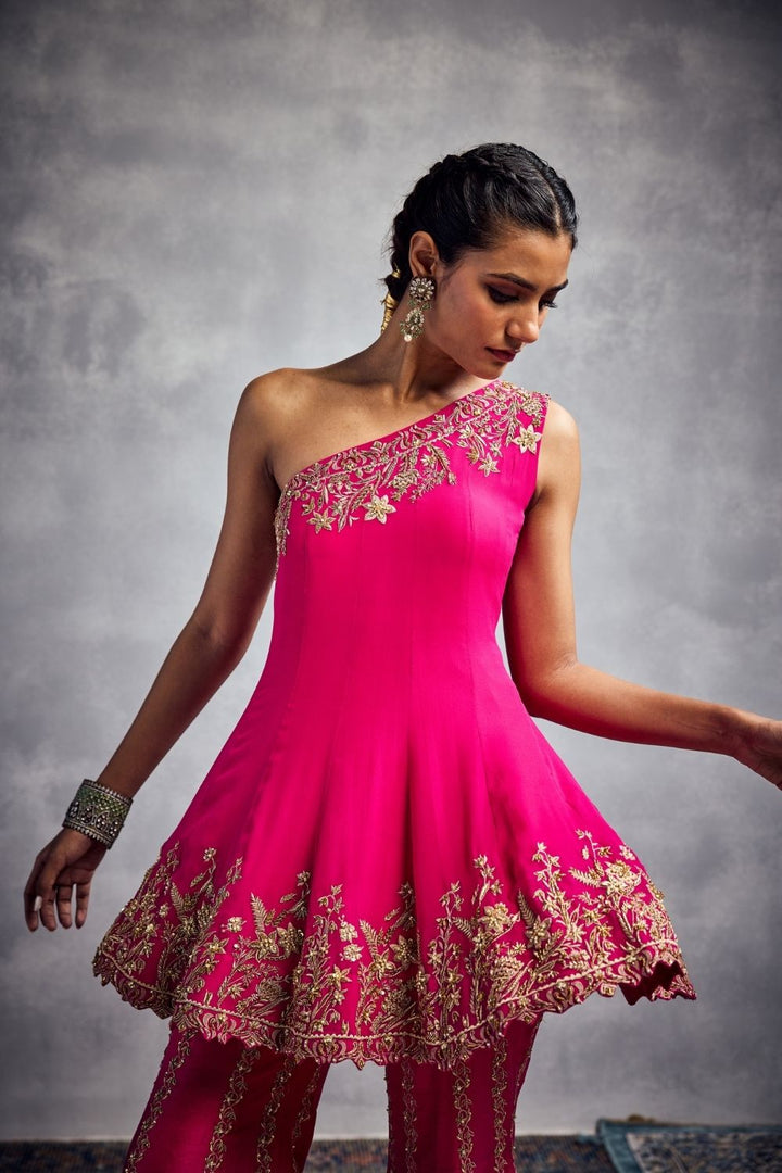 Fuchsia Pink Top & Pants Set