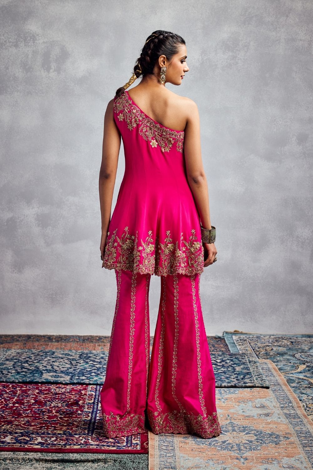 Fuchsia Pink Top & Pants Set