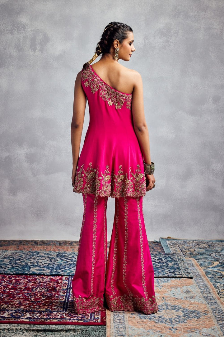 Fuchsia Pink Top & Pants Set