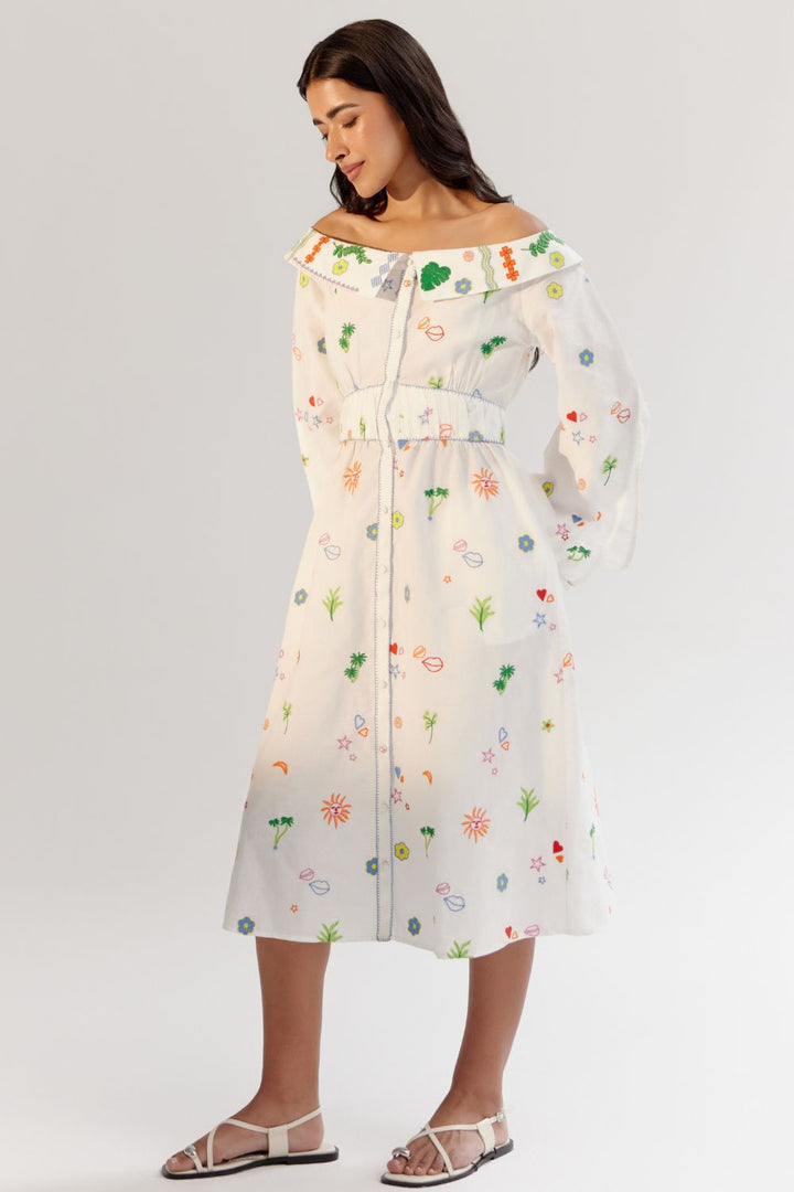 Sage Midi - White
