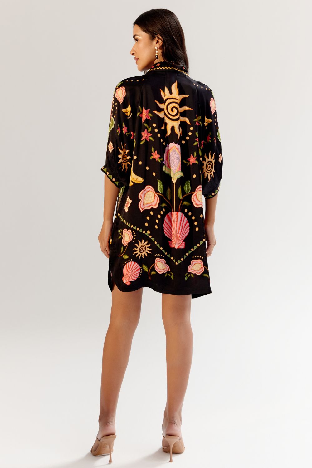 Rosa Mini - Seashell (Black)