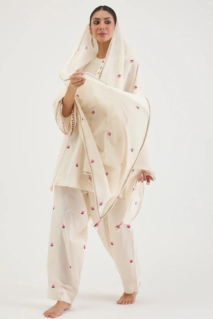 Lotus Dupatta