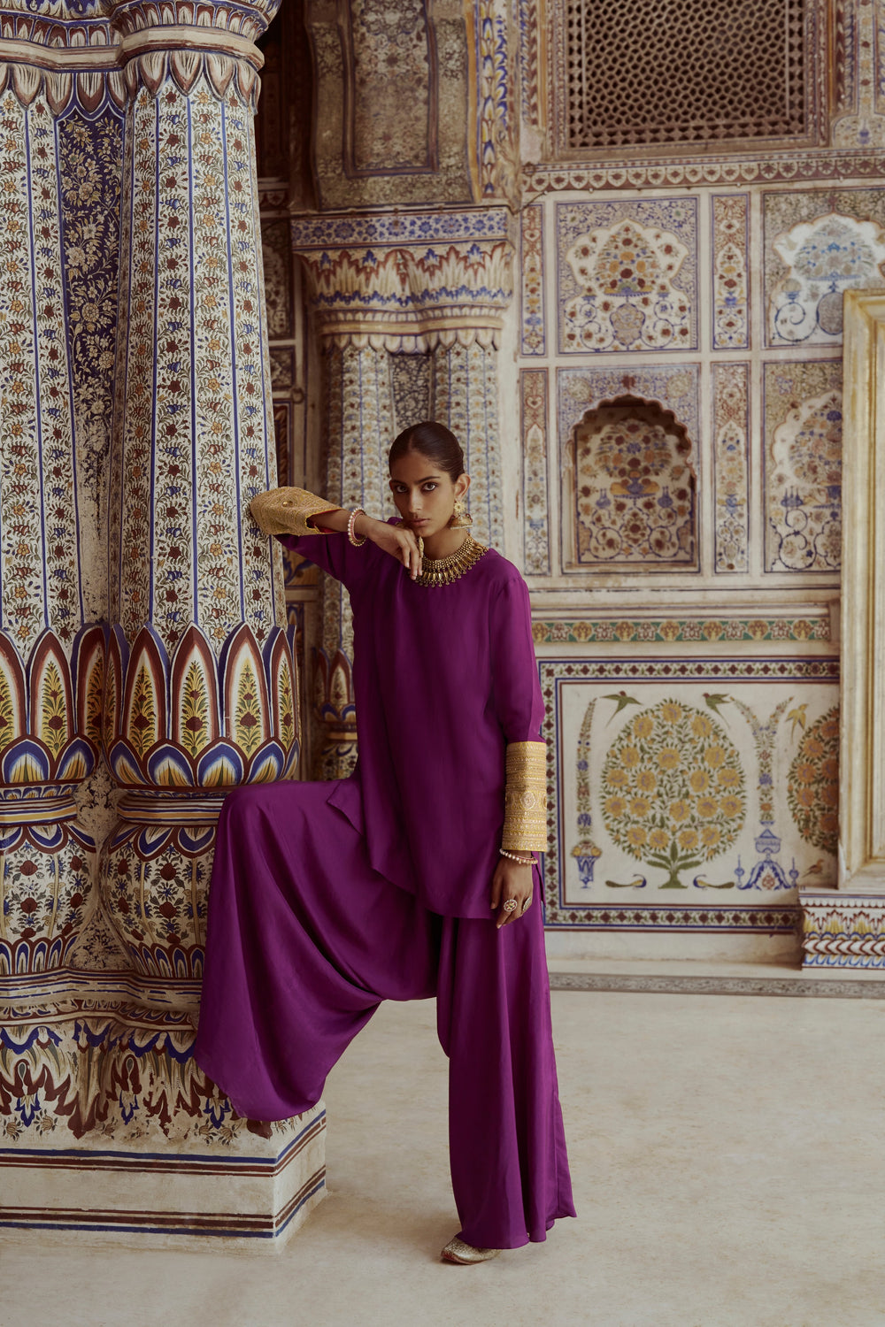Jamuni Hand Dhoti Set