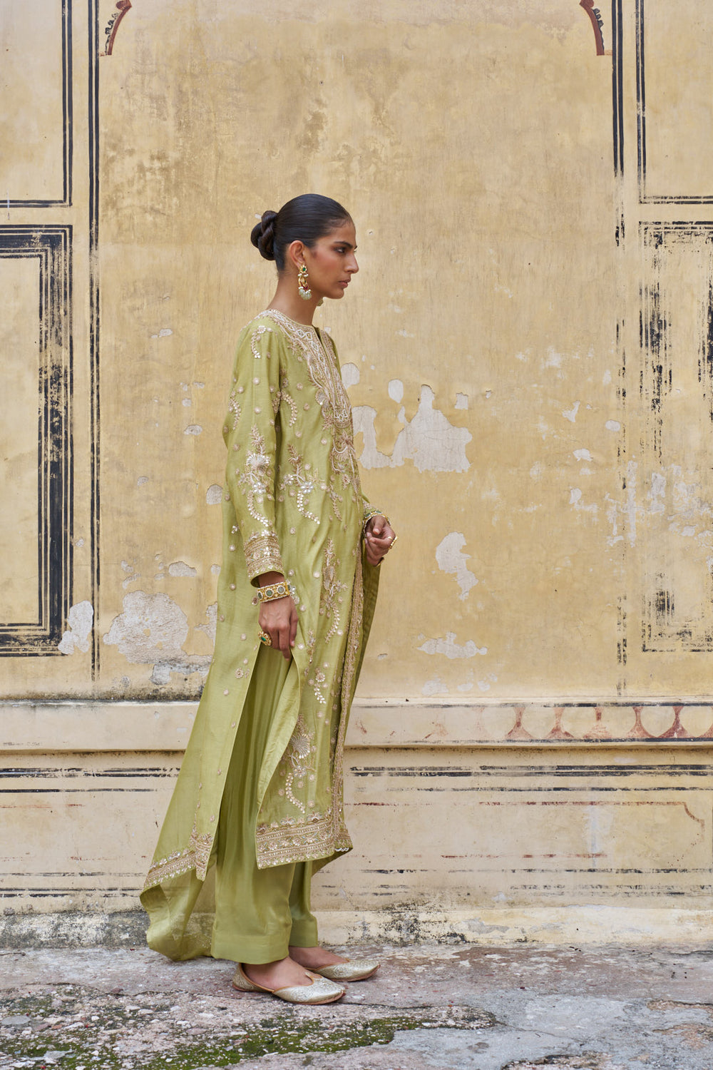 Green Tara Kurta Set