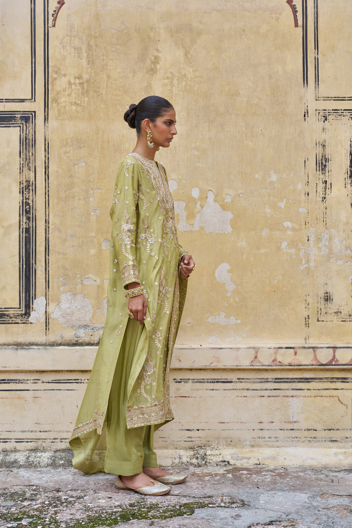 Green Tara Kurta Set