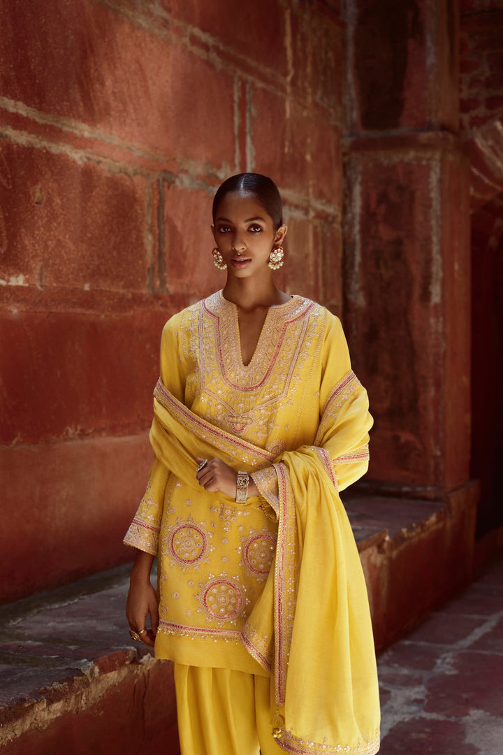 Yellow Moon Kurta Set