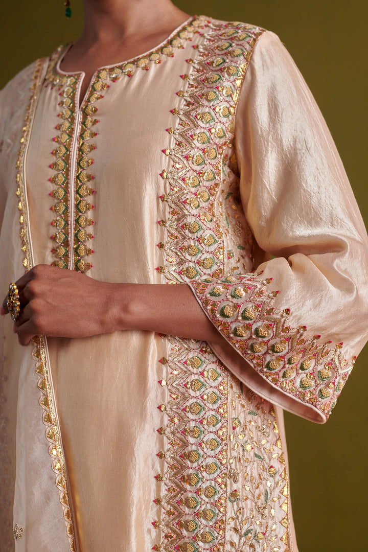 Beige Sharara Set