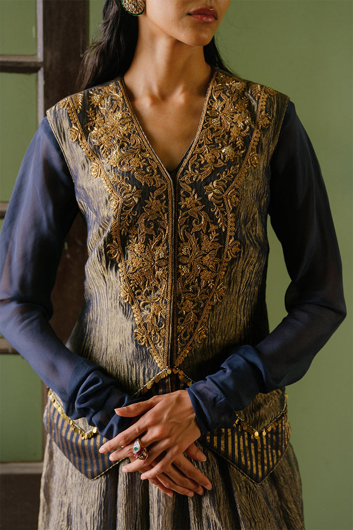 Shree Jacket Anarkali Pant Set