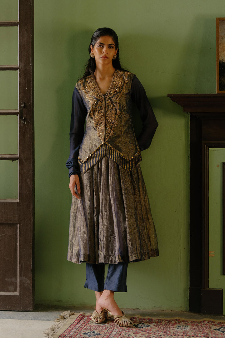 Shree Jacket Anarkali Pant Set