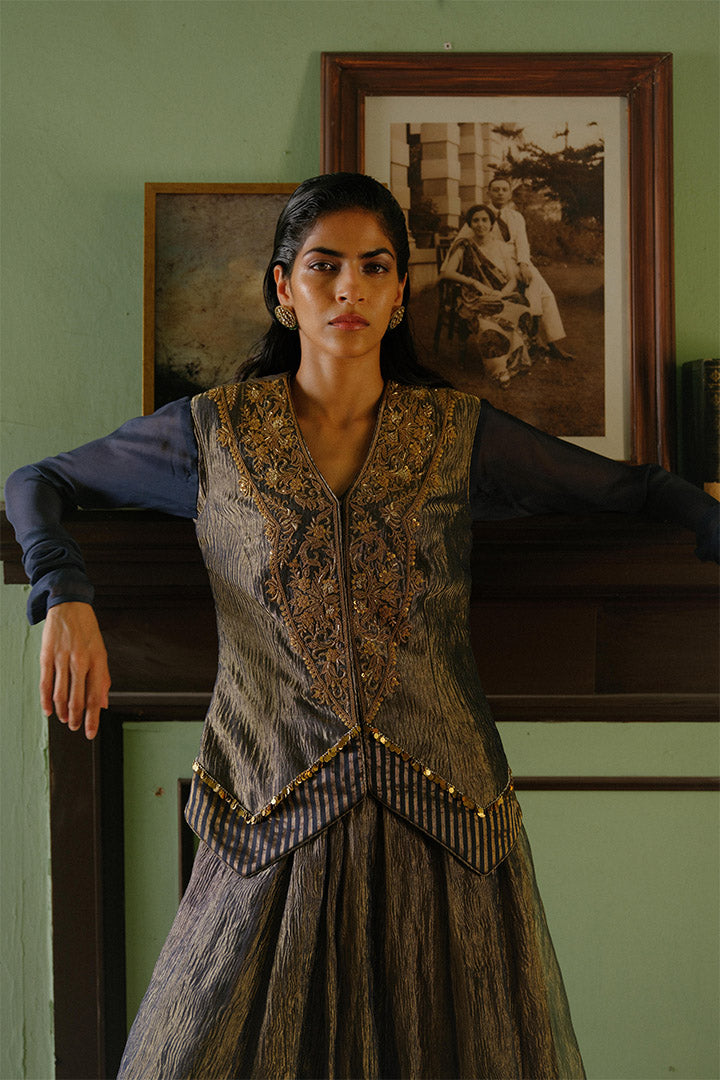 Shree Jacket Anarkali Pant Set