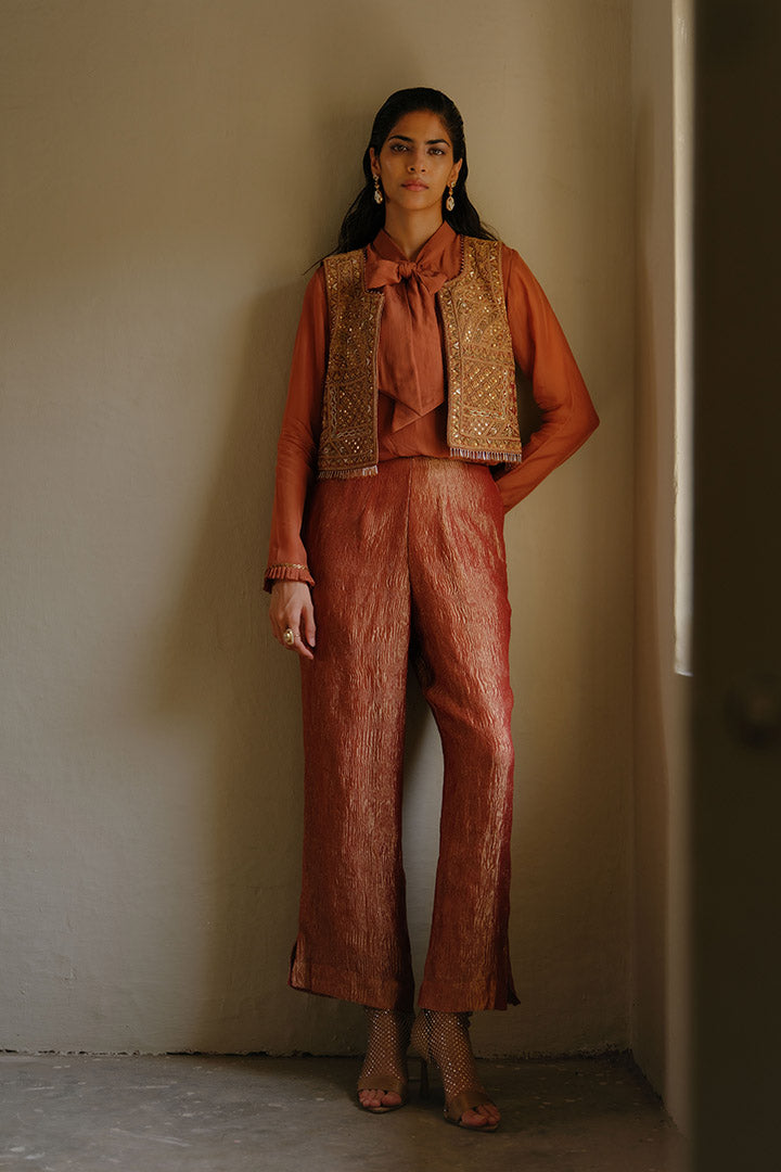 Shami Jacket Top and Pant Set