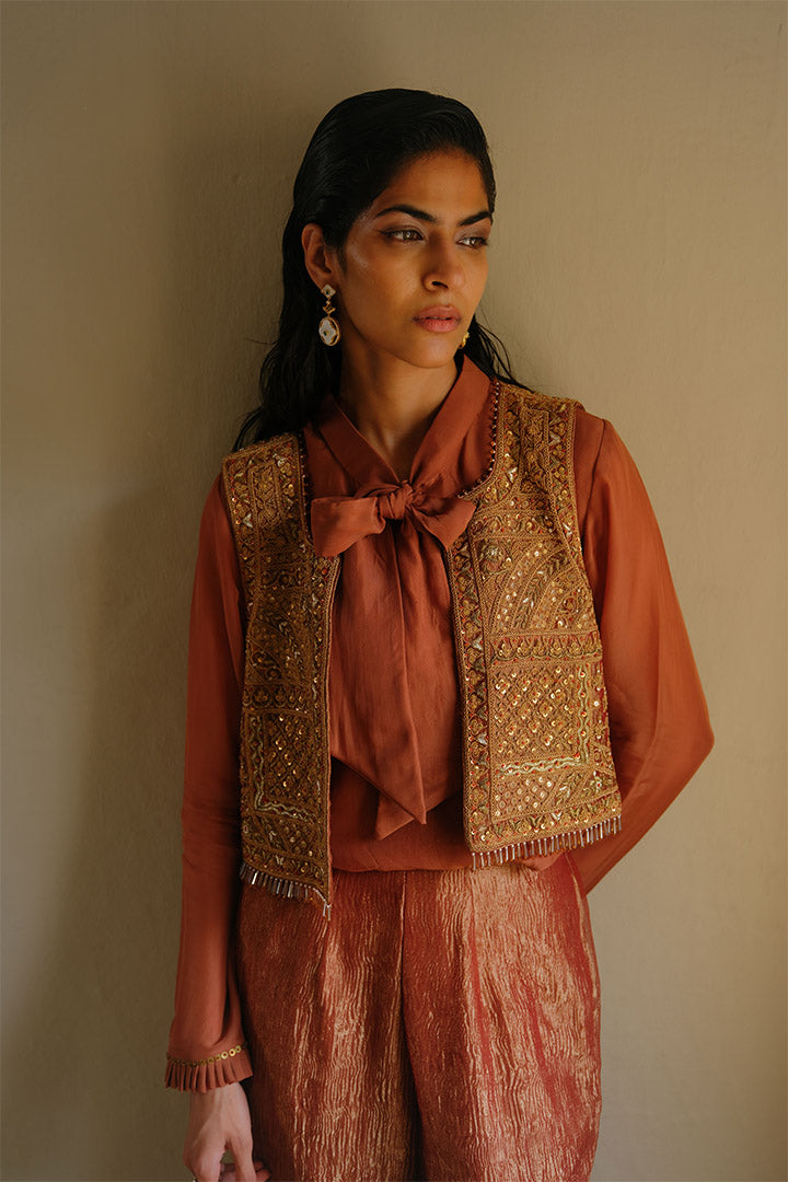 Shami Jacket Top and Pant Set