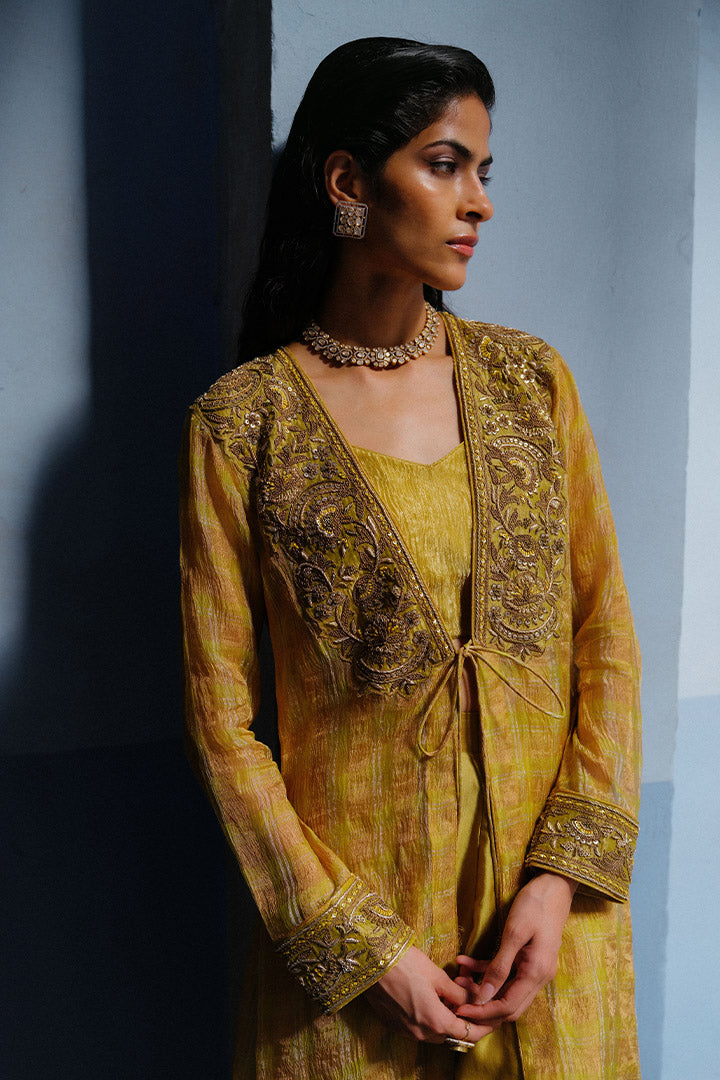 Rukmani Jacket Bustier and Pant Set