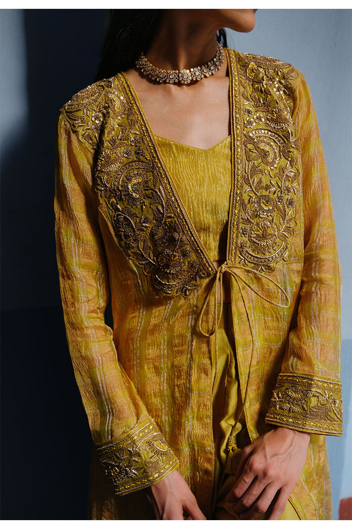 Rukmani Jacket Bustier and Pant Set