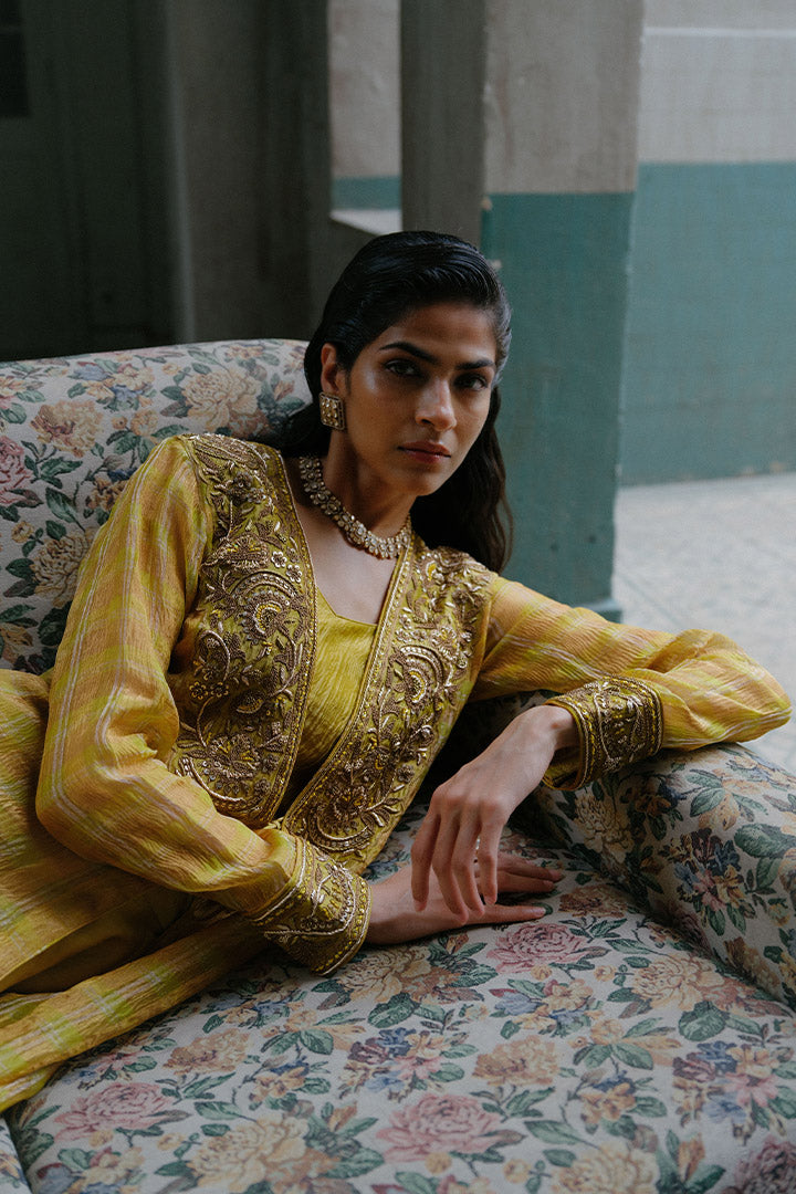 Rukmani Jacket Bustier and Pant Set