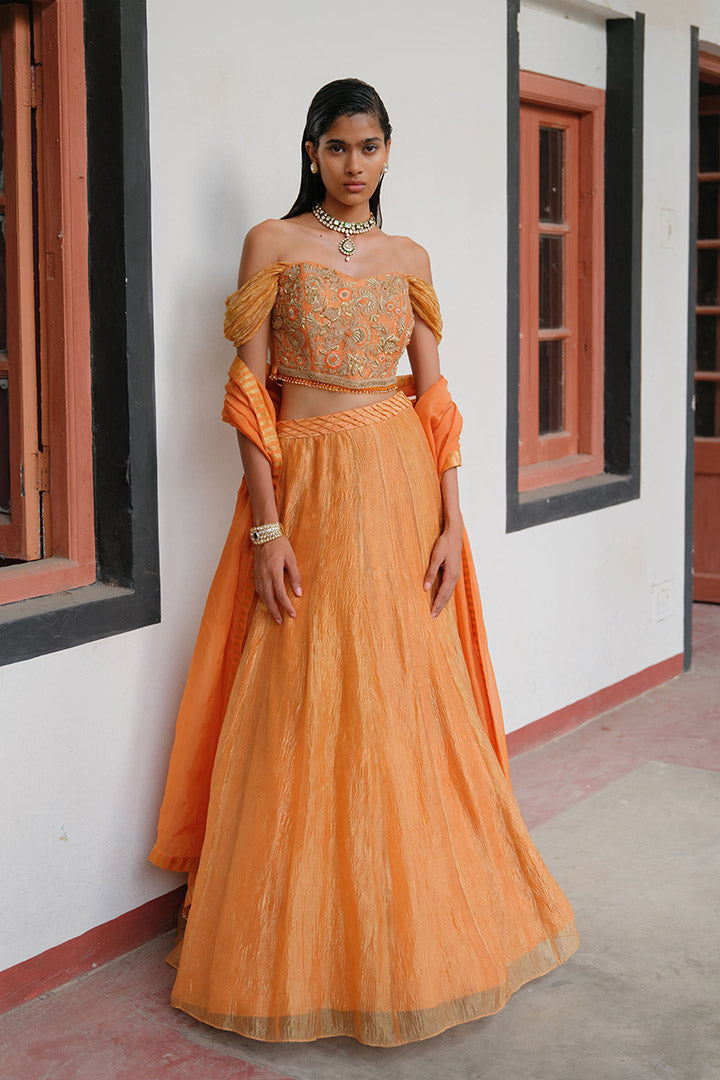 Nalandi Lehenga Blouse Dupatta Set