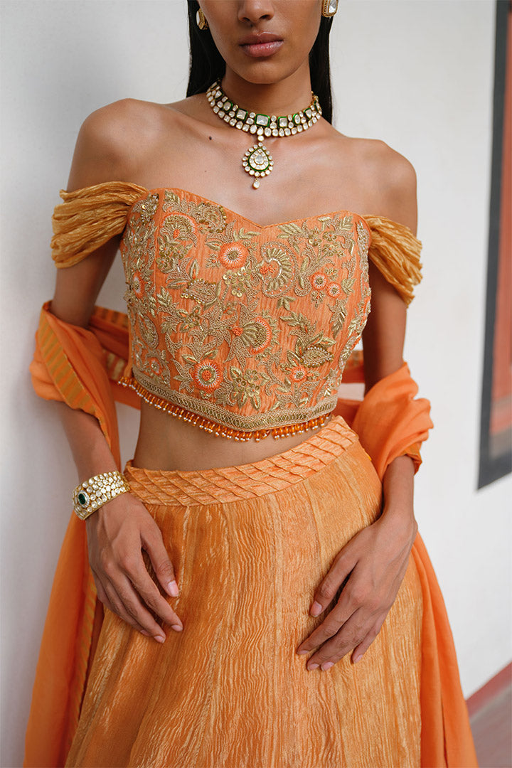 Nalandi Lehenga Blouse Dupatta Set