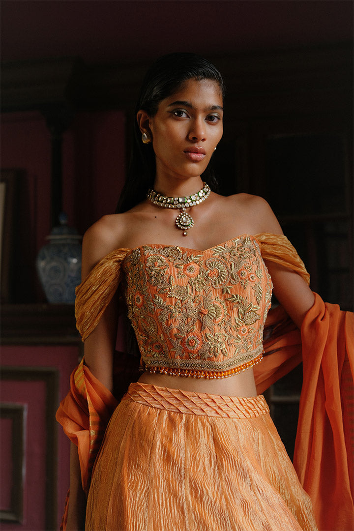 Nalandi Lehenga Blouse Dupatta Set