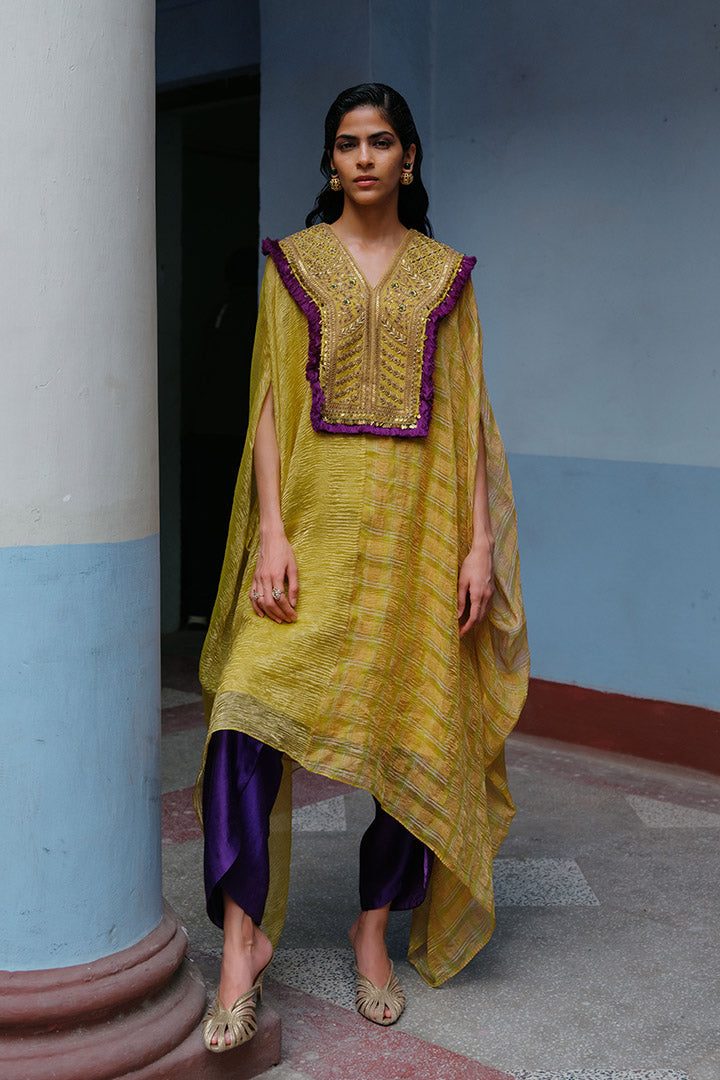 Vrinda Kaftan Dhoti Set