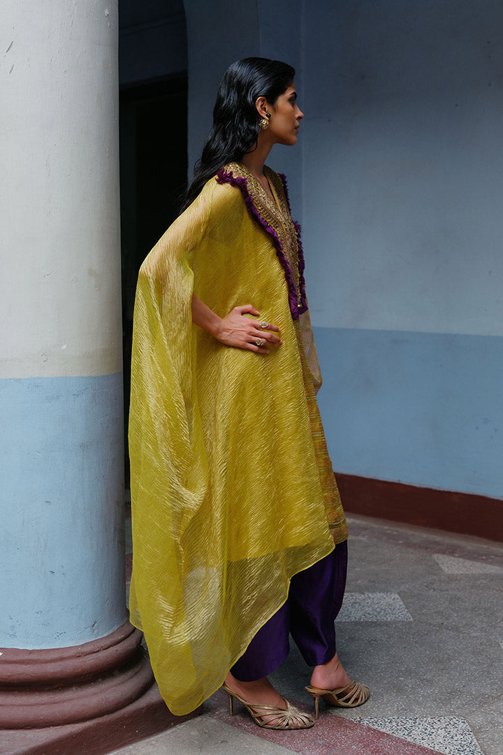 Vrinda Kaftan Dhoti Set