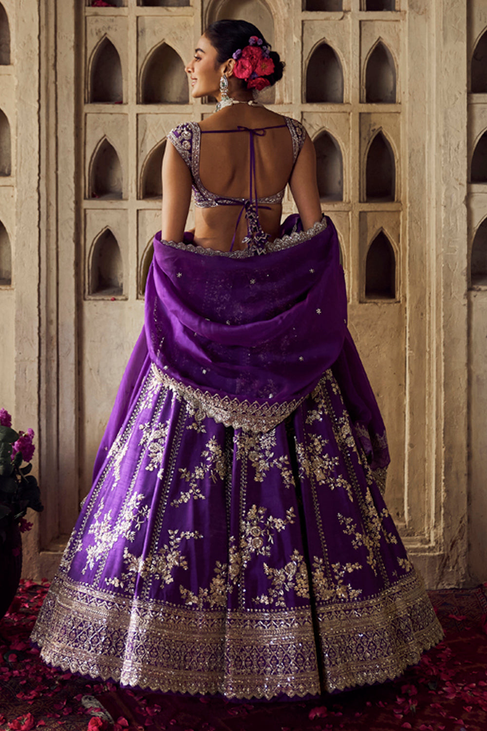 Purple Renuka Lehenga Set