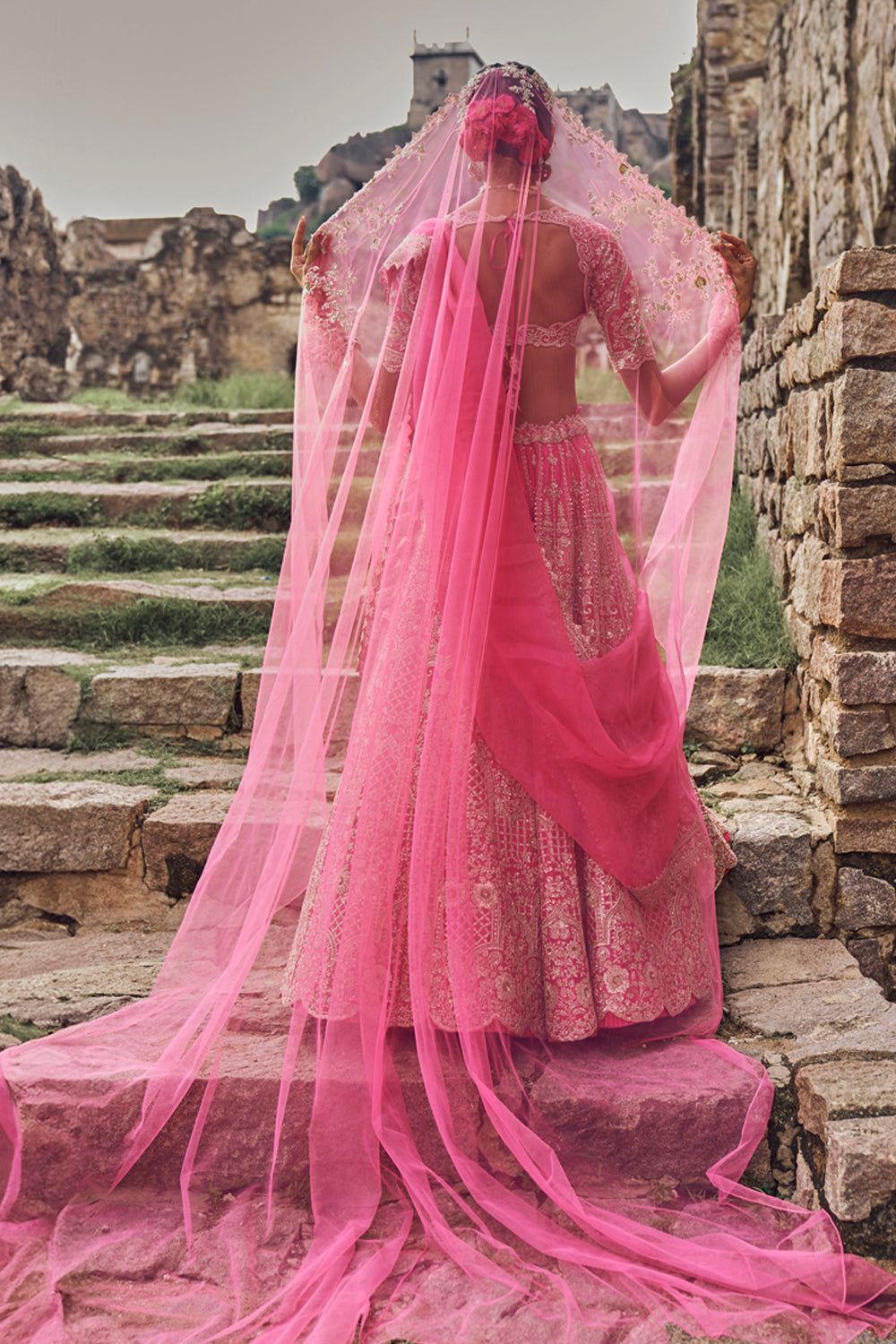 Candy Pink Rhea Lehenga Set