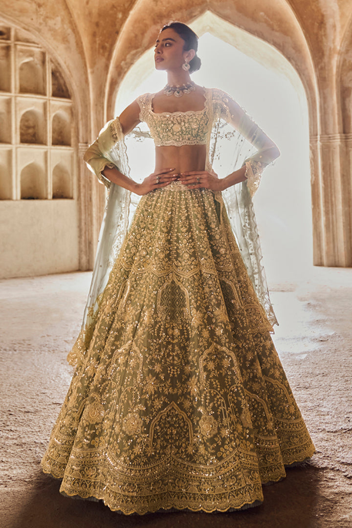 Blue Naina Lehenga Set