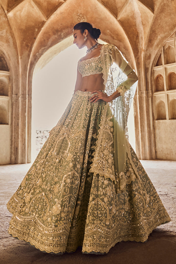 Blue Naina Lehenga Set