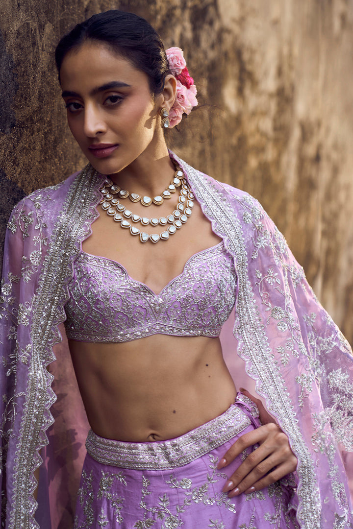 Lavender Jiya Lehenga Set