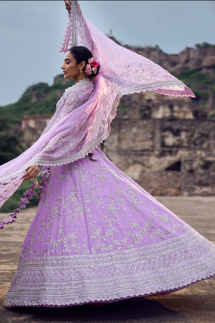 Lavender Jiya Lehenga Set