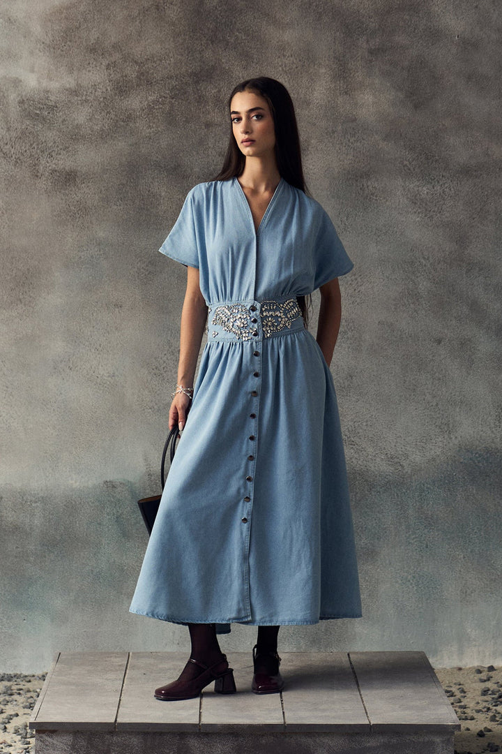 SKY BLUE ANISE DRESS