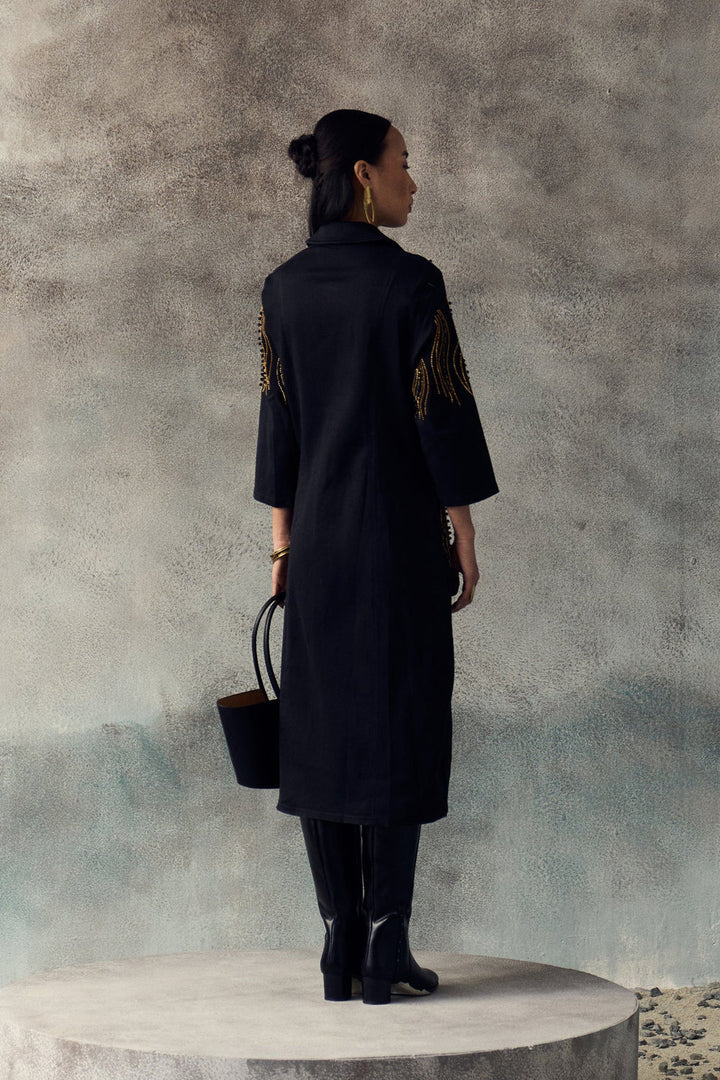BLACK GANA DRESS