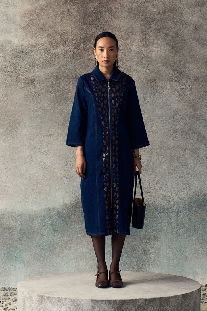BLUE LANNA DRESS