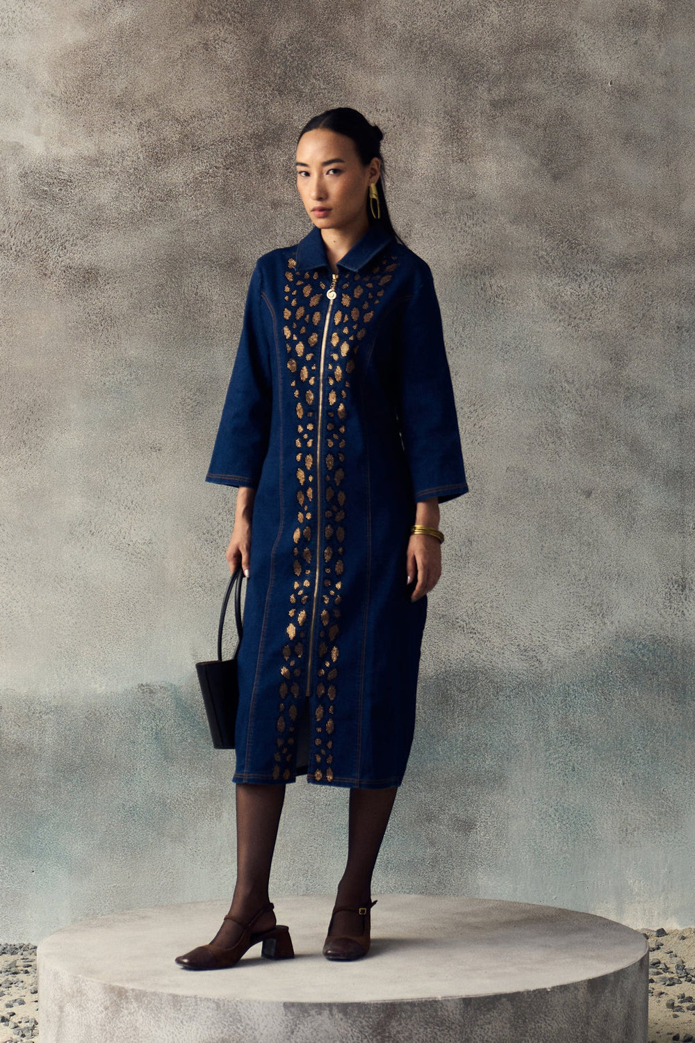 BLUE LANNA DRESS
