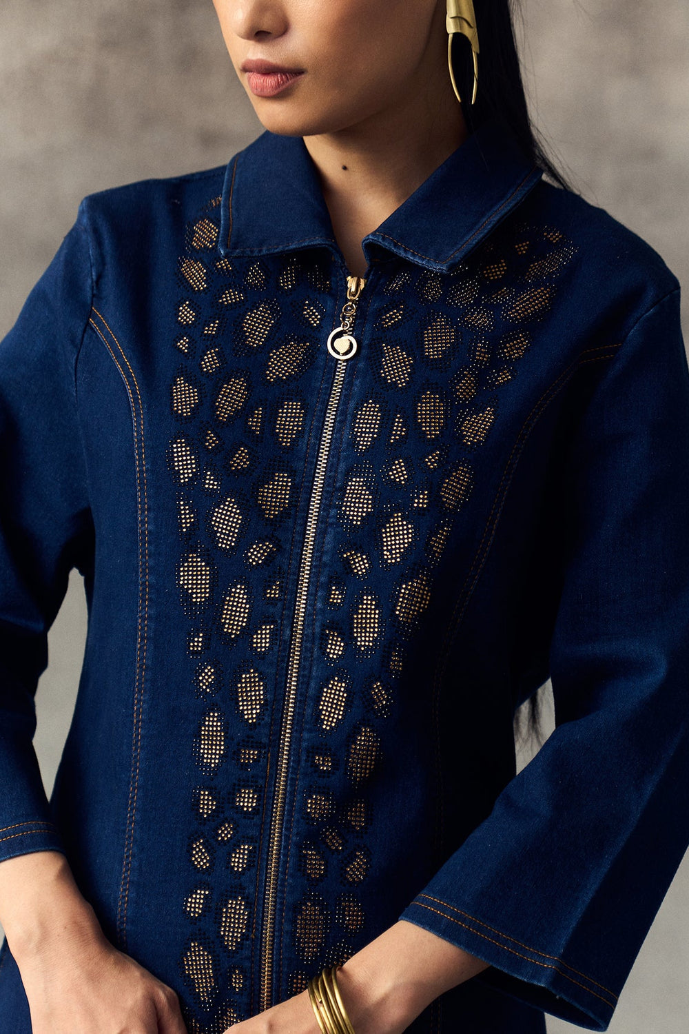 BLUE LANNA DRESS