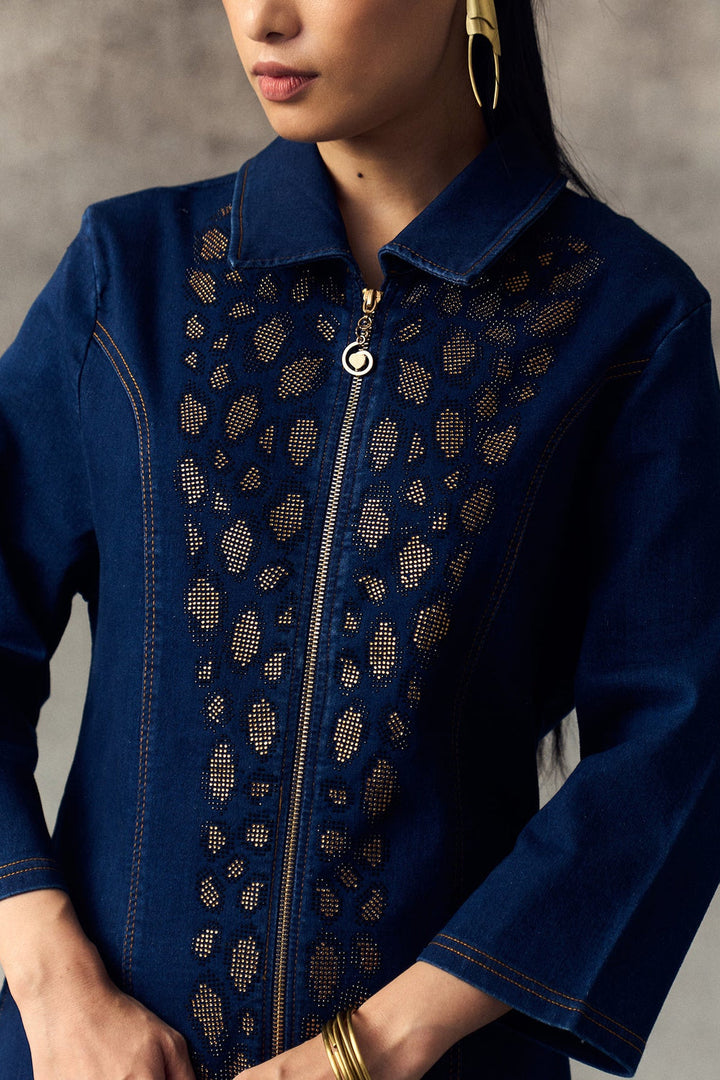 BLUE LANNA DRESS