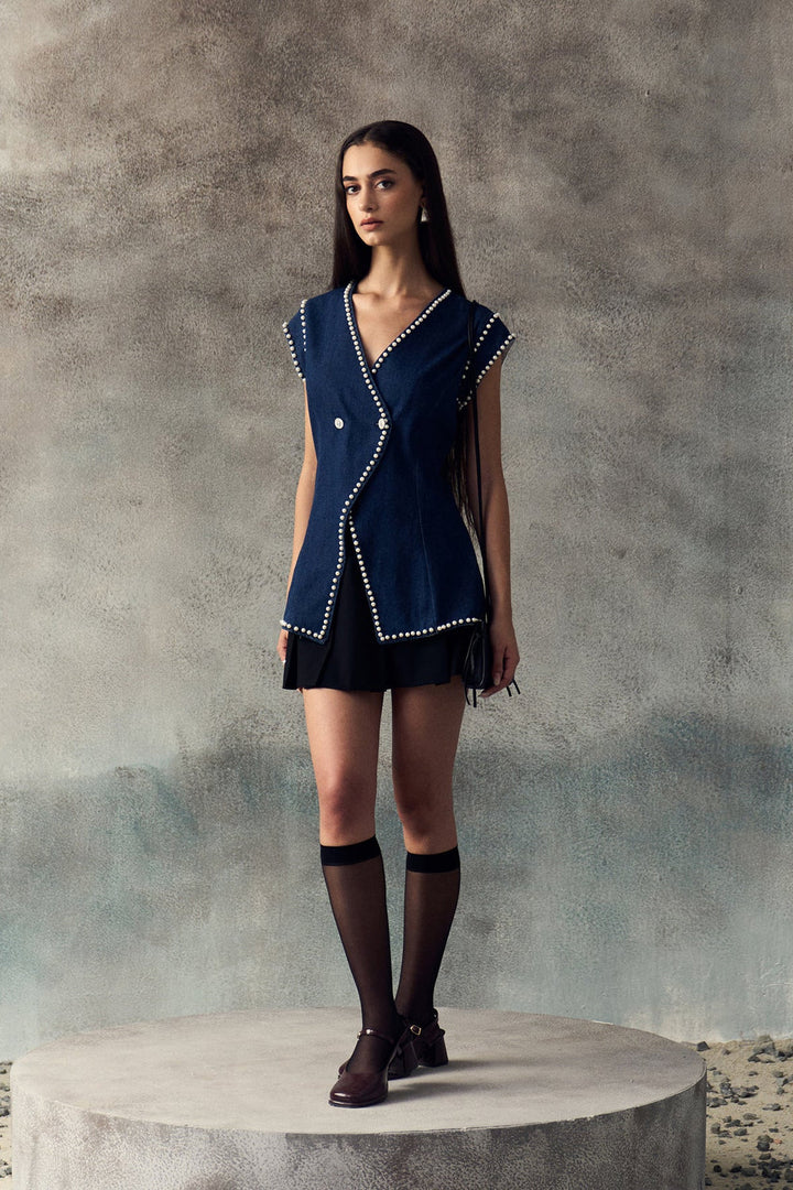 DARK BLUE MOLI WAISTCOAT