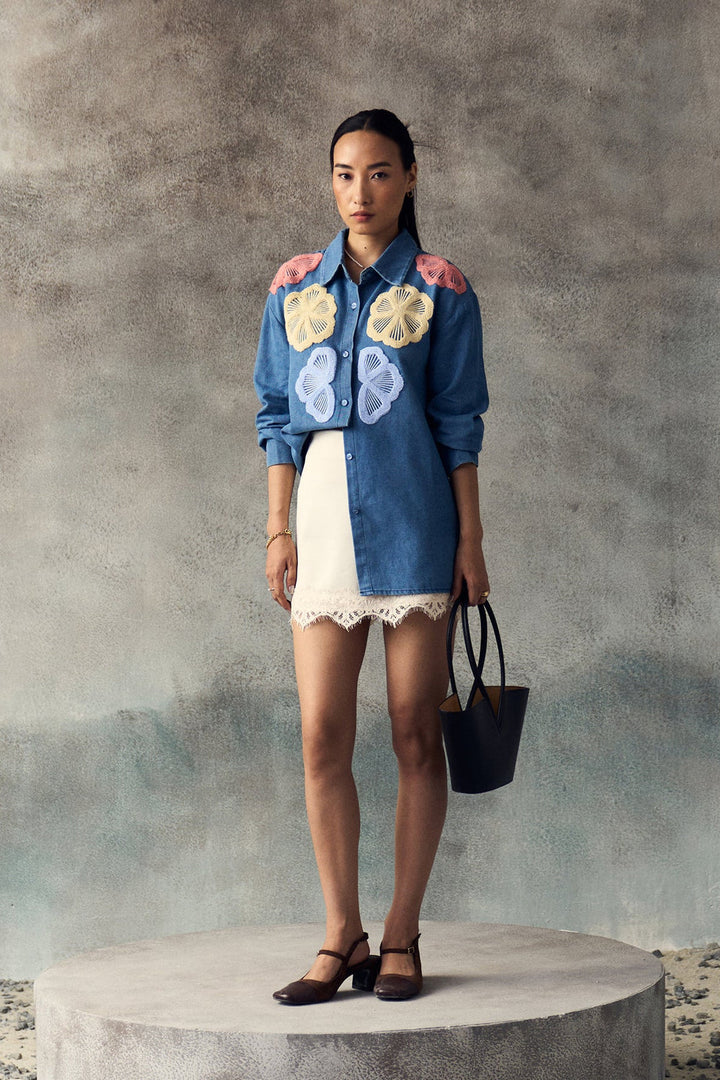 SKY BLUE SEINA SHIRT