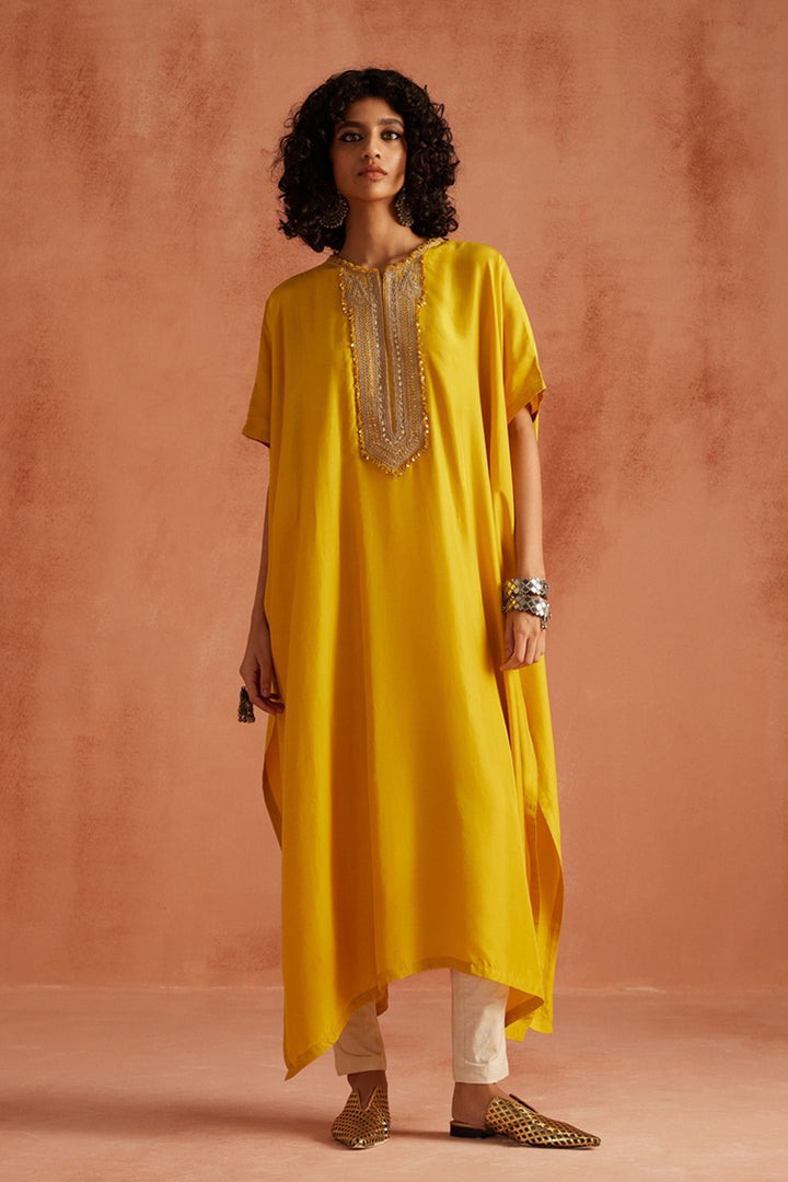 Yellow Kaftan Set