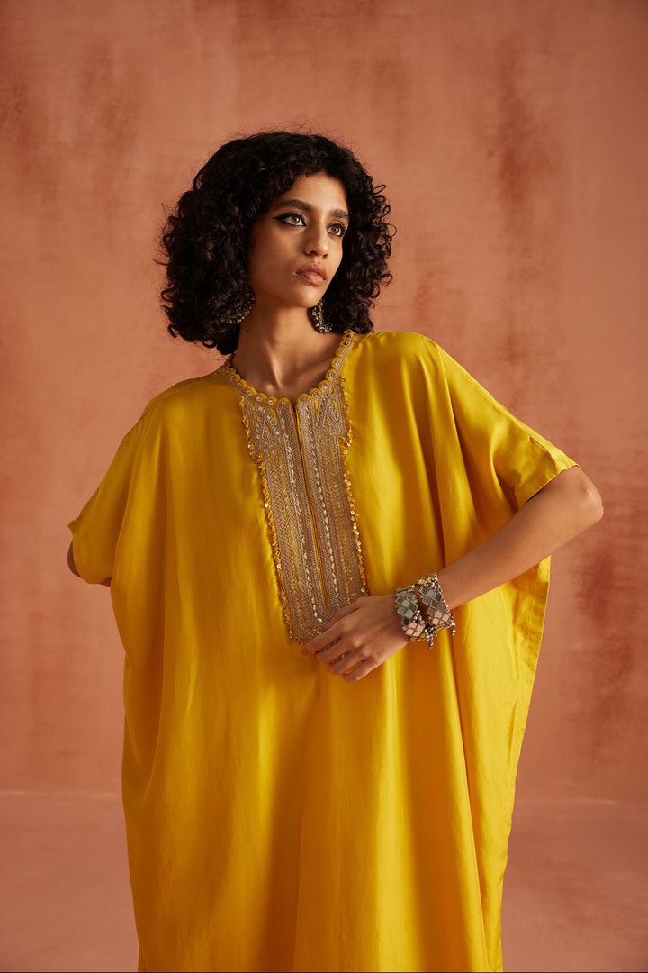 Yellow Kaftan Set