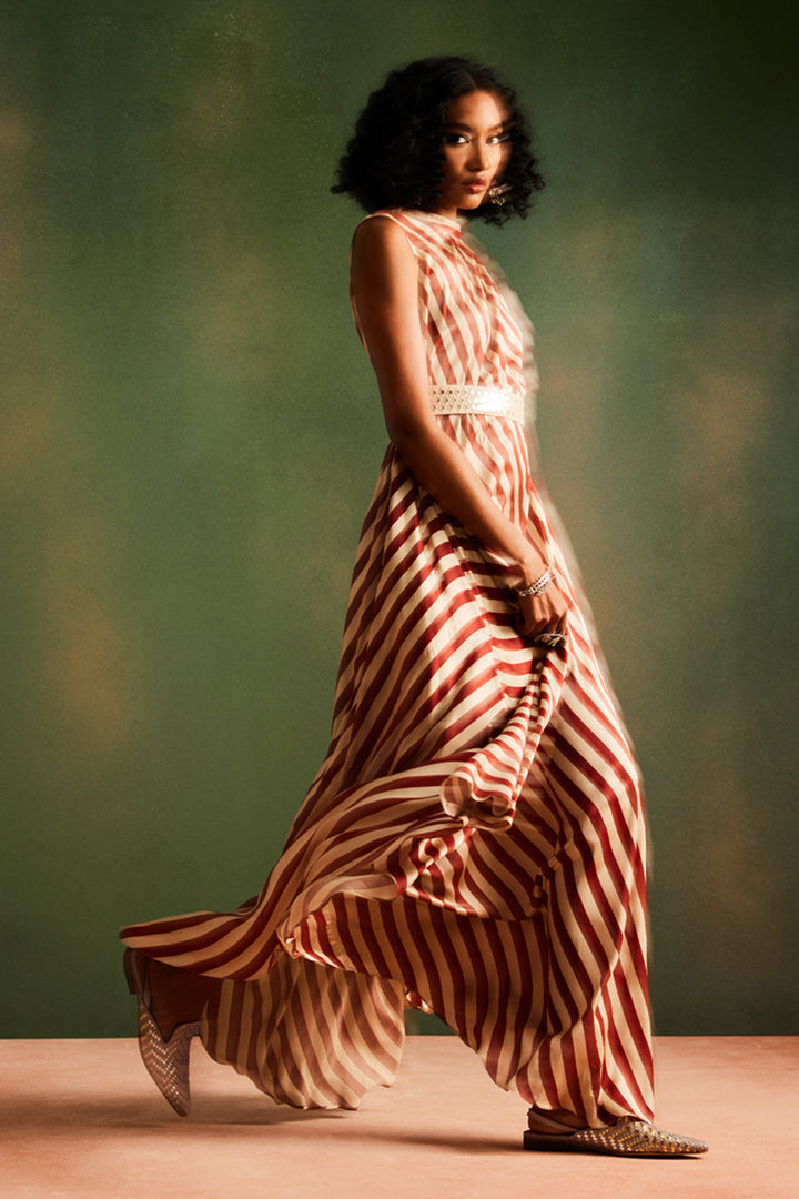 Red & White Dress