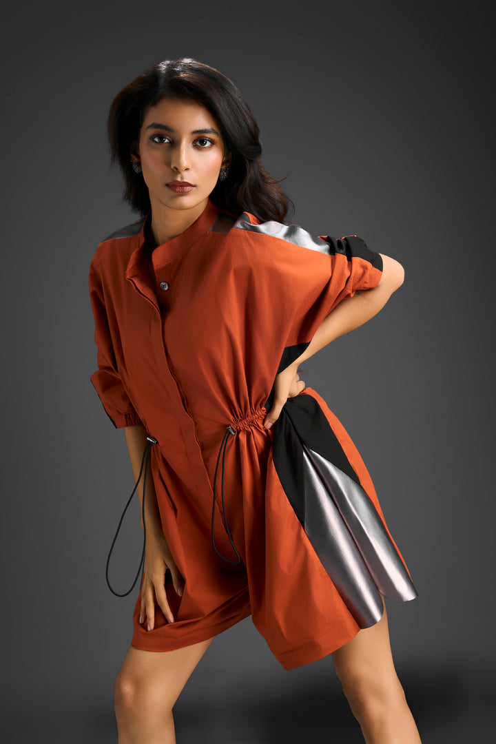 Rust Playsuit