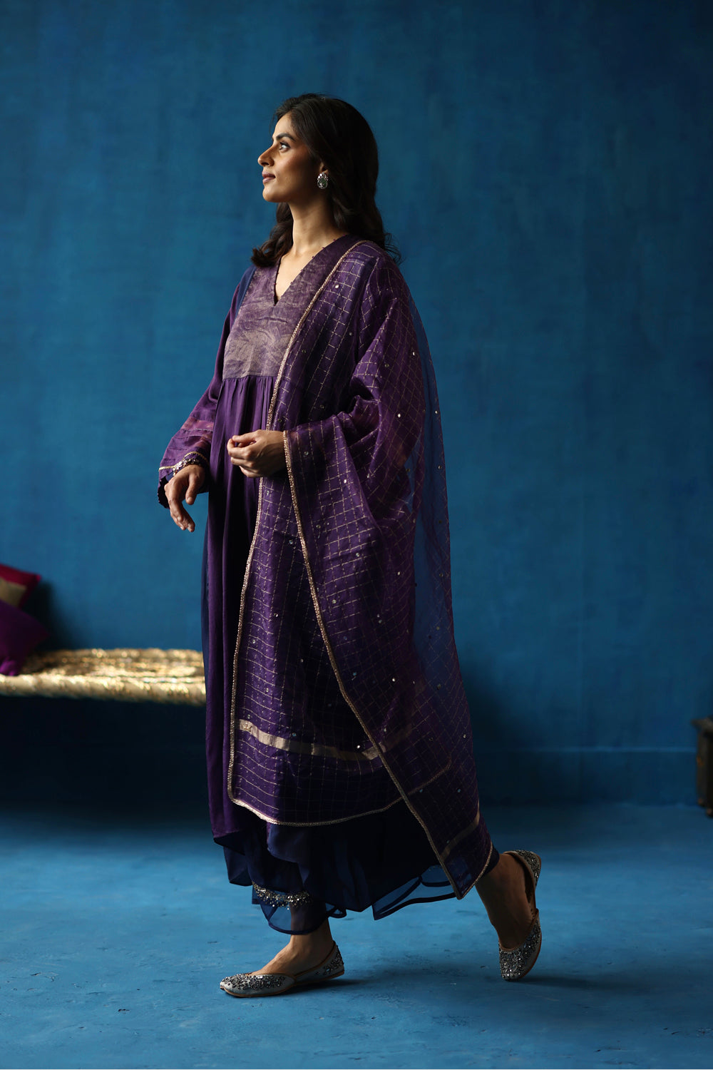 Jamun Midnight Blue Kurta Set