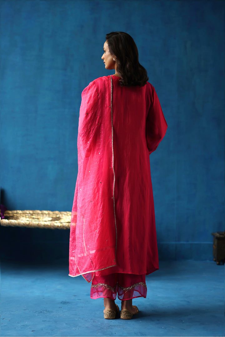 Jamun Fuchsia Kurta Set