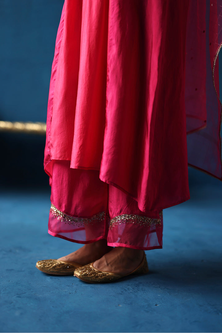 Jamun Fuchsia Kurta Set