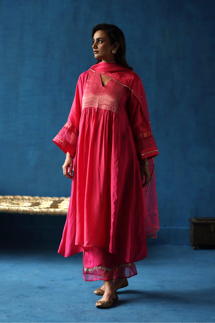 Jamun Fuchsia Kurta Set